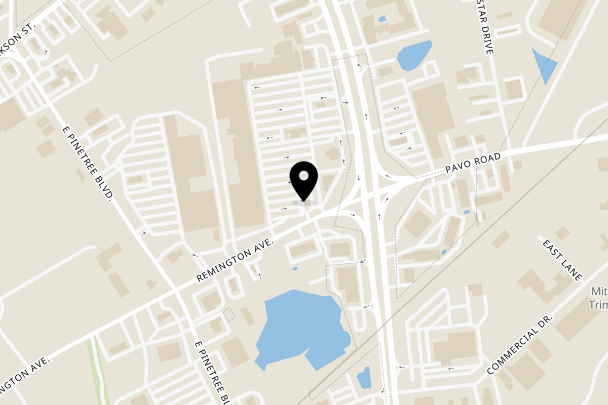 Map showing the location of Hip Hop Fish & Chicken Thomasville on 1471 Remington Ave in Thomasville